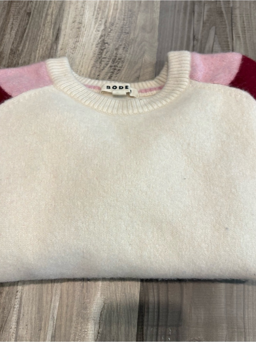 Boden Olivia Stripe Sleeve 100% RWS Certified Merino Wool Jumper Sweater SZ L - Picture 9 of 11